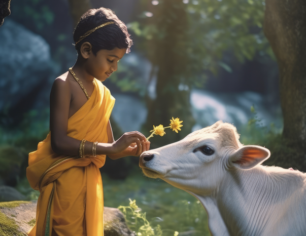 photorealistic kid representing